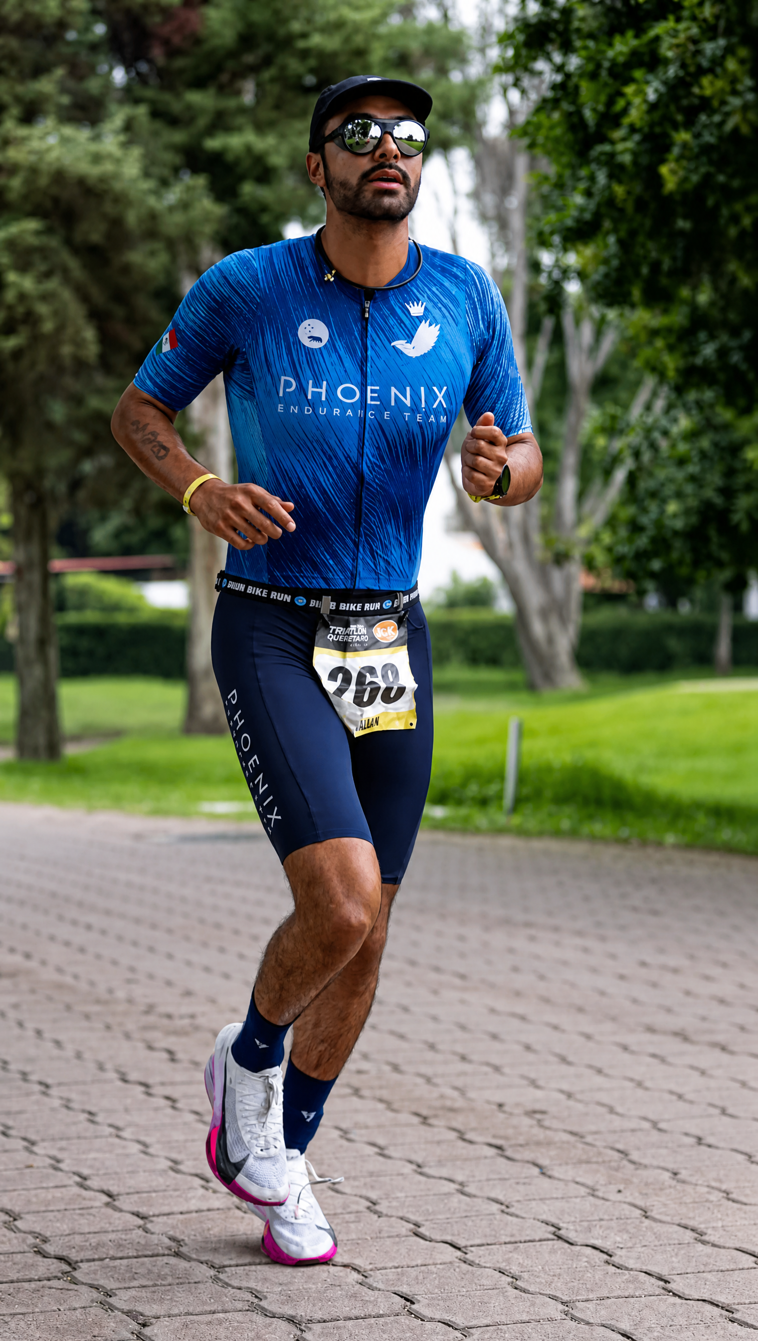 Diego Figueroa corriendo en competencia